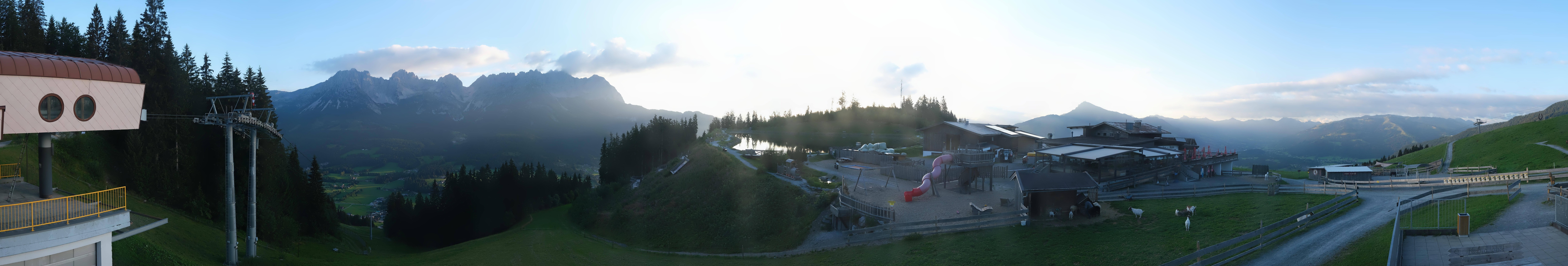 Archived image Webcam View of the Astberg in SkiWelt Wilder Kaiser