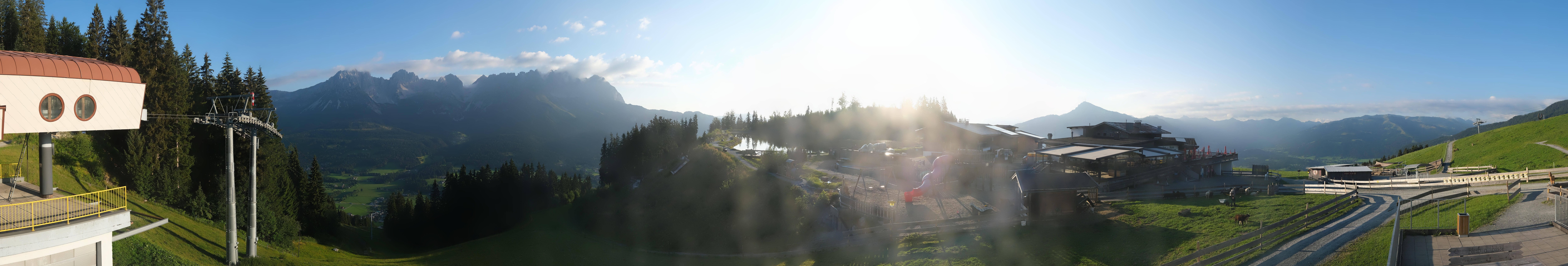 Archived image Webcam View of the Astberg in SkiWelt Wilder Kaiser