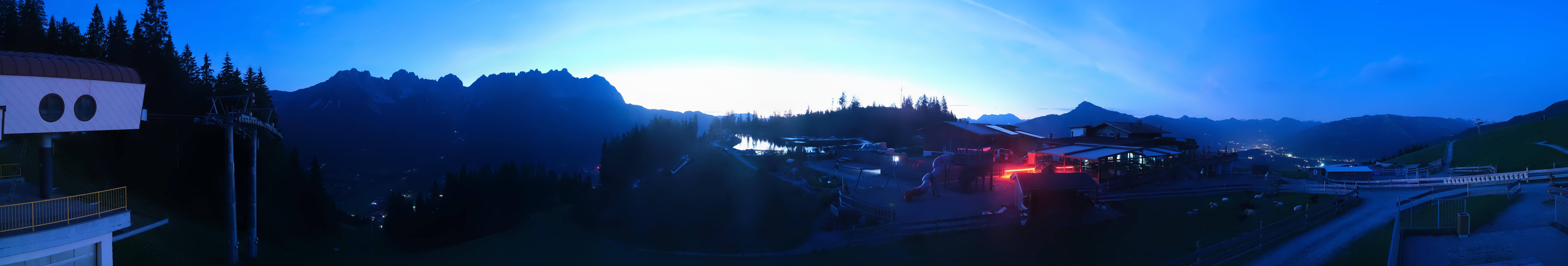 Archived image Webcam View of the Astberg in SkiWelt Wilder Kaiser