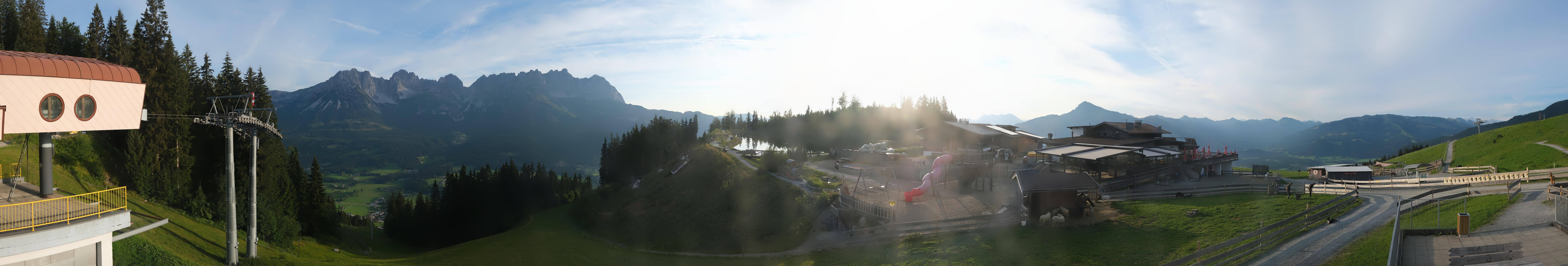 Archived image Webcam View of the Astberg in SkiWelt Wilder Kaiser