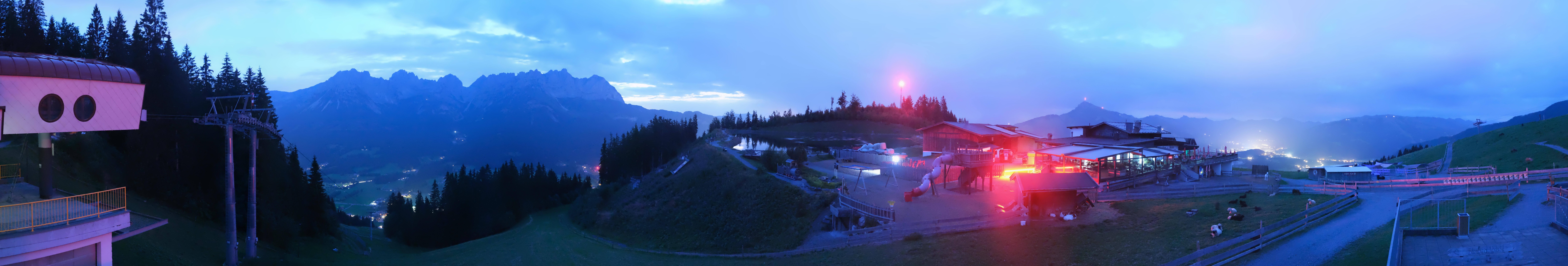 Archiv Foto Webcam Panoramasicht SkiWelt Wilder Kaiser: Astberg