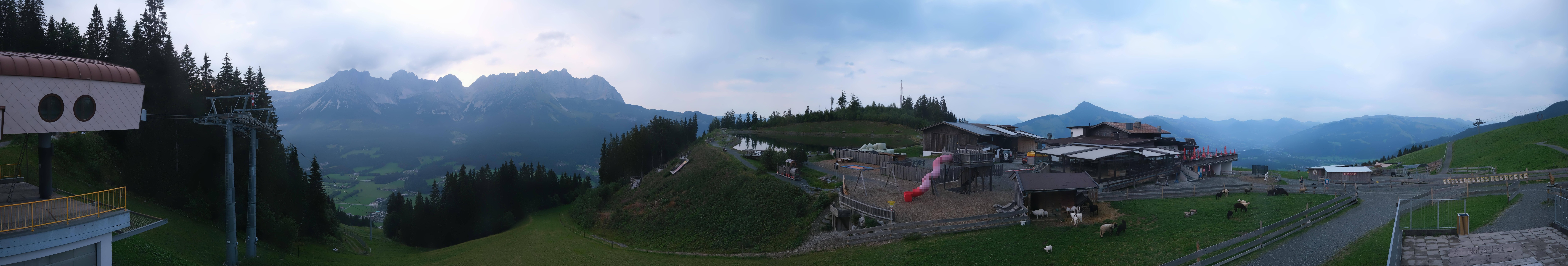 Archiv Foto Webcam Panoramasicht SkiWelt Wilder Kaiser: Astberg