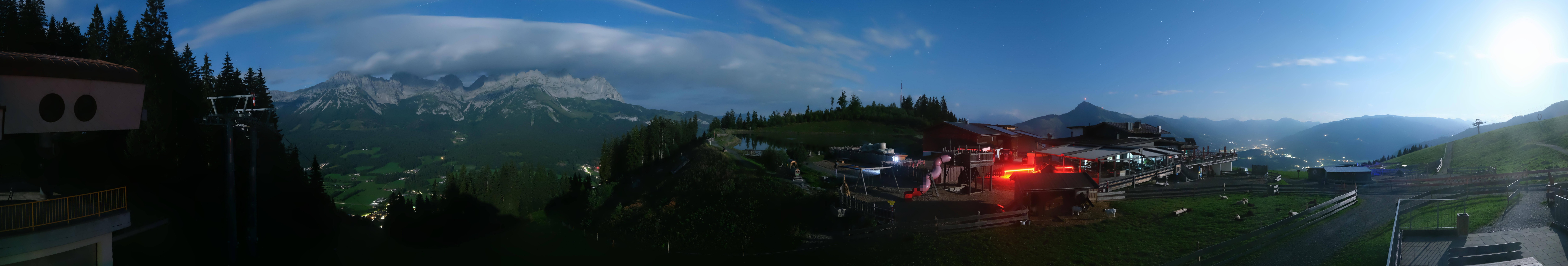 Archiv Foto Webcam Panoramasicht SkiWelt Wilder Kaiser: Astberg