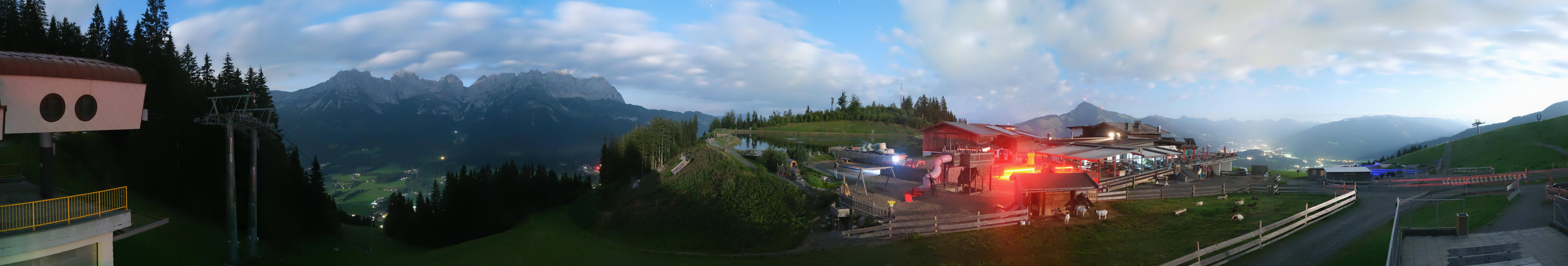 Archiv Foto Webcam Panoramasicht SkiWelt Wilder Kaiser: Astberg
