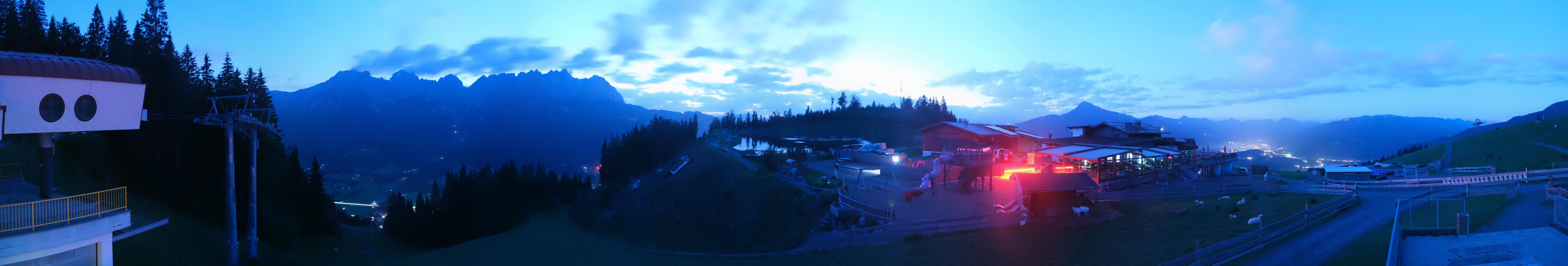 Archiv Foto Webcam Panoramasicht SkiWelt Wilder Kaiser: Astberg