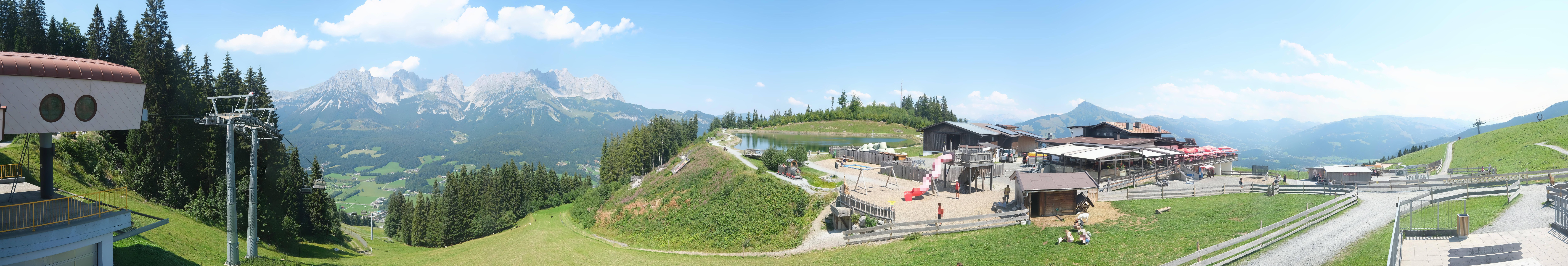Archiv Foto Webcam Panoramasicht SkiWelt Wilder Kaiser: Astberg