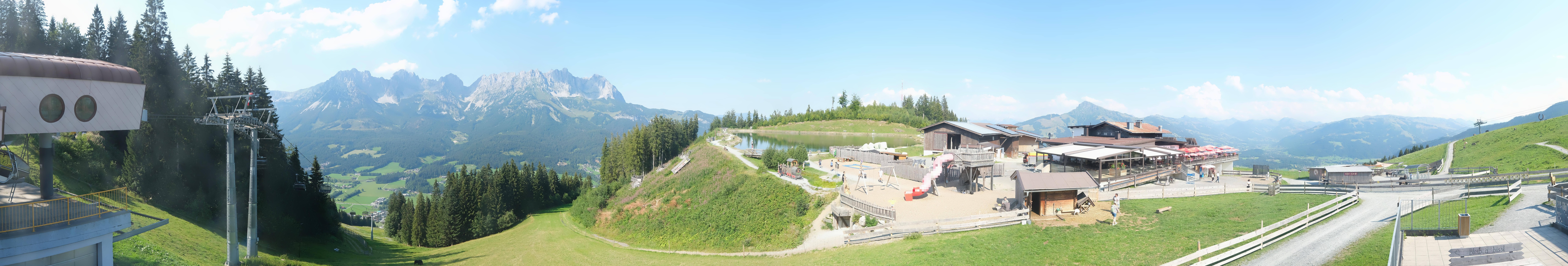 Archiv Foto Webcam Panoramasicht SkiWelt Wilder Kaiser: Astberg