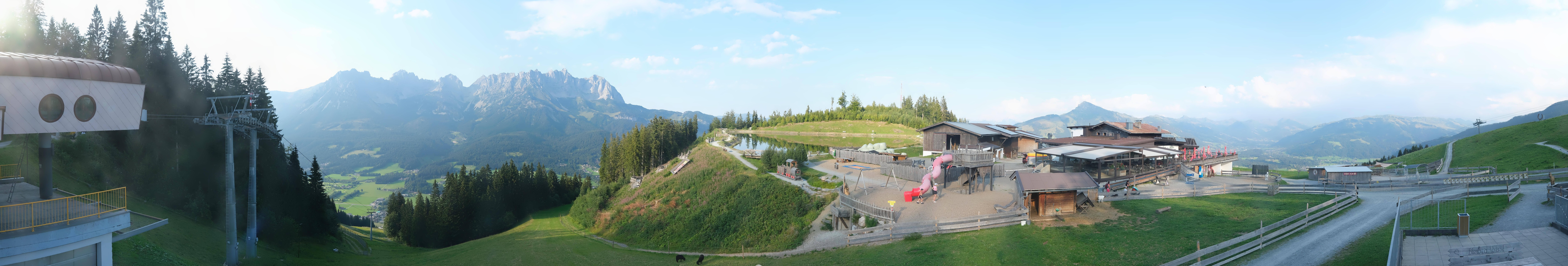 Archiv Foto Webcam Panoramasicht SkiWelt Wilder Kaiser: Astberg