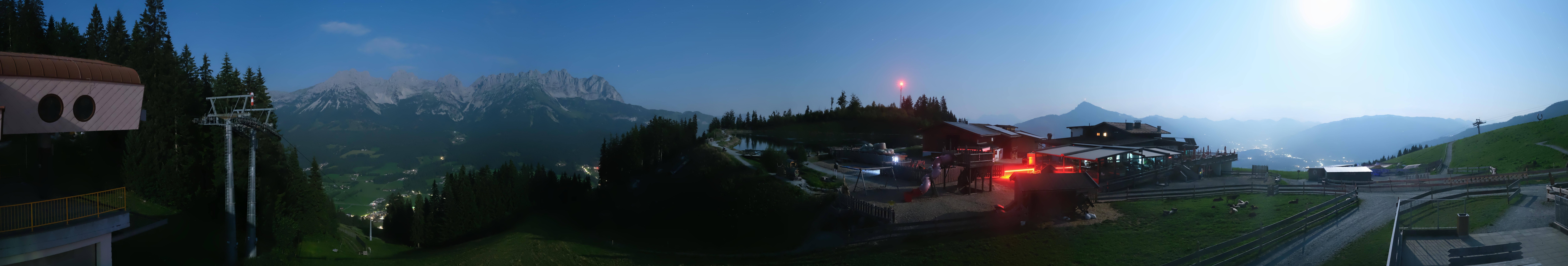Archiv Foto Webcam Panoramasicht SkiWelt Wilder Kaiser: Astberg