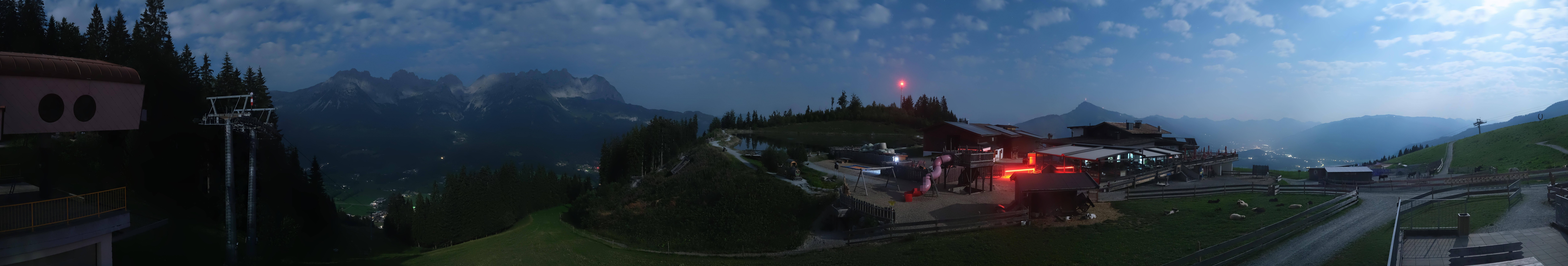 Archiv Foto Webcam Panoramasicht SkiWelt Wilder Kaiser: Astberg