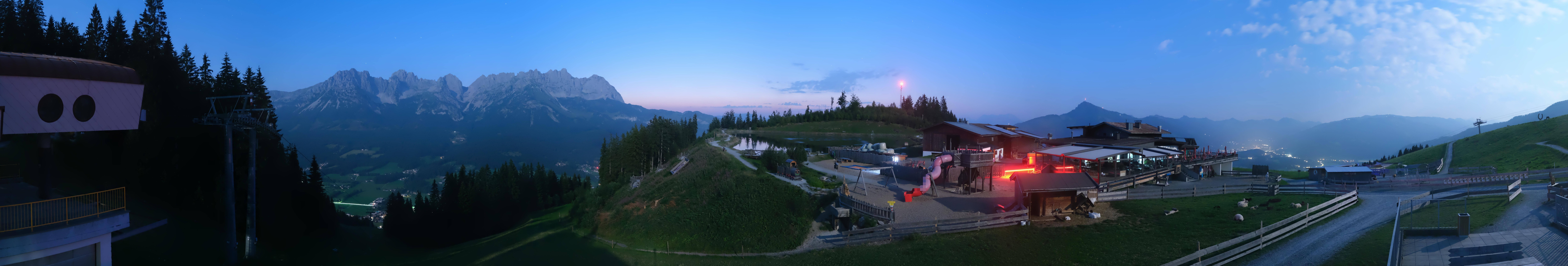 Archiv Foto Webcam Panoramasicht SkiWelt Wilder Kaiser: Astberg
