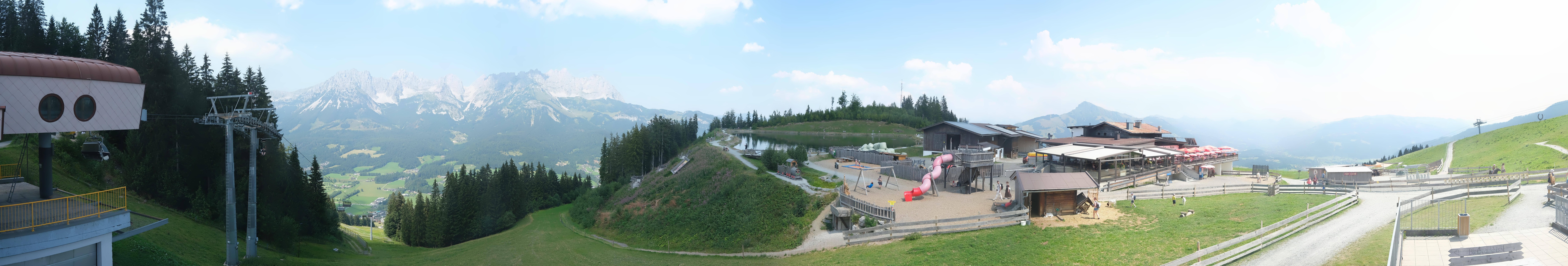 Archiv Foto Webcam Panoramasicht SkiWelt Wilder Kaiser: Astberg