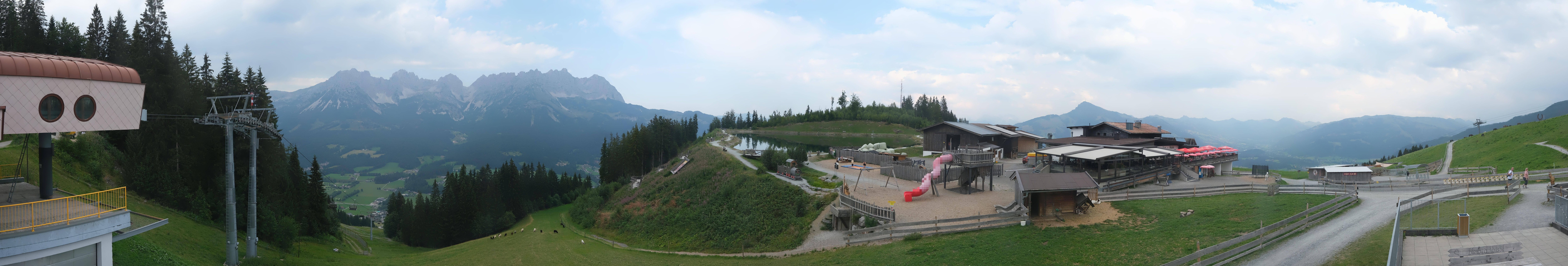 Archiv Foto Webcam Panoramasicht SkiWelt Wilder Kaiser: Astberg