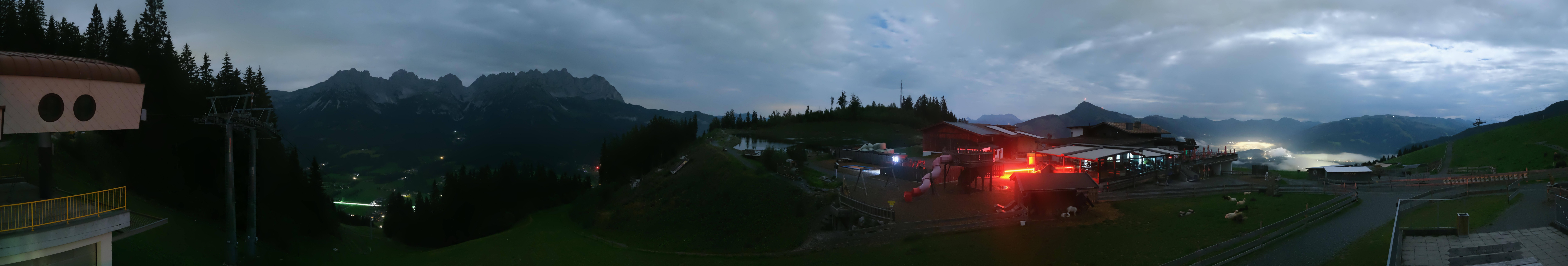 Archiv Foto Webcam Panoramasicht SkiWelt Wilder Kaiser: Astberg