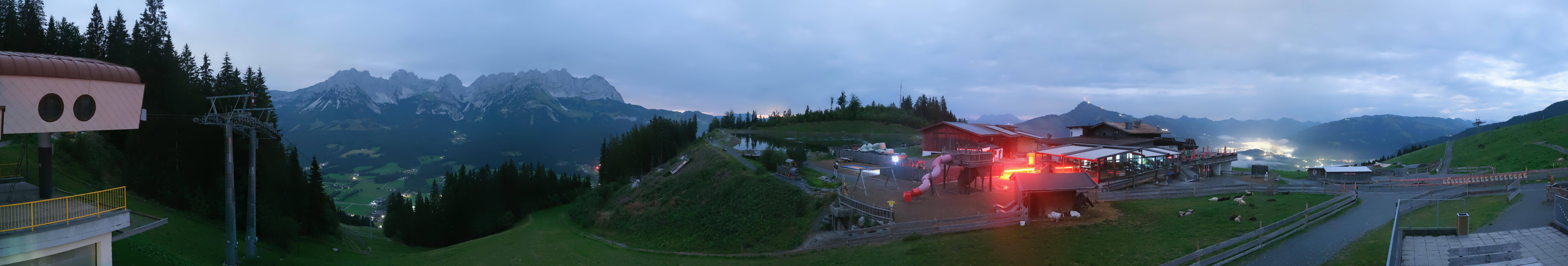 Archiv Foto Webcam Panoramasicht SkiWelt Wilder Kaiser: Astberg