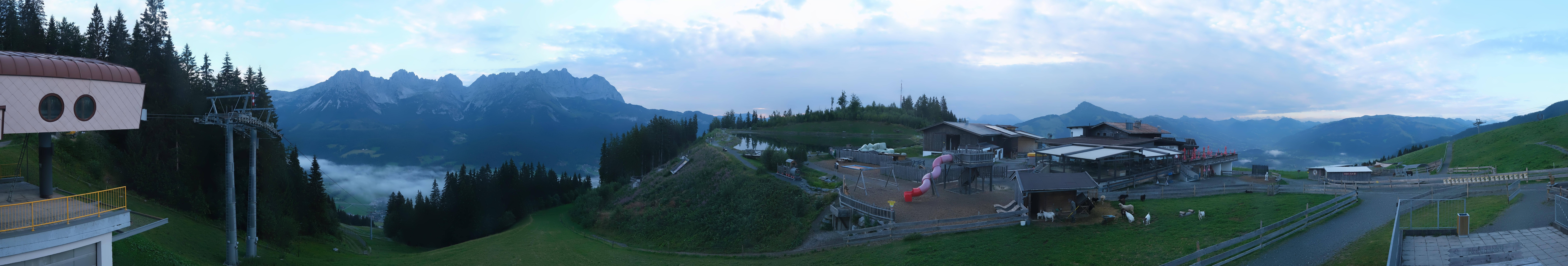 Archiv Foto Webcam Panoramasicht SkiWelt Wilder Kaiser: Astberg