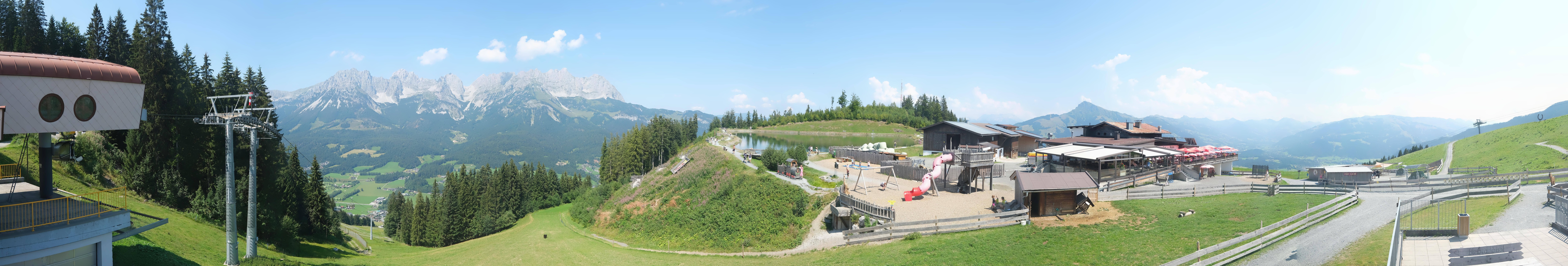 Archiv Foto Webcam Panoramasicht SkiWelt Wilder Kaiser: Astberg