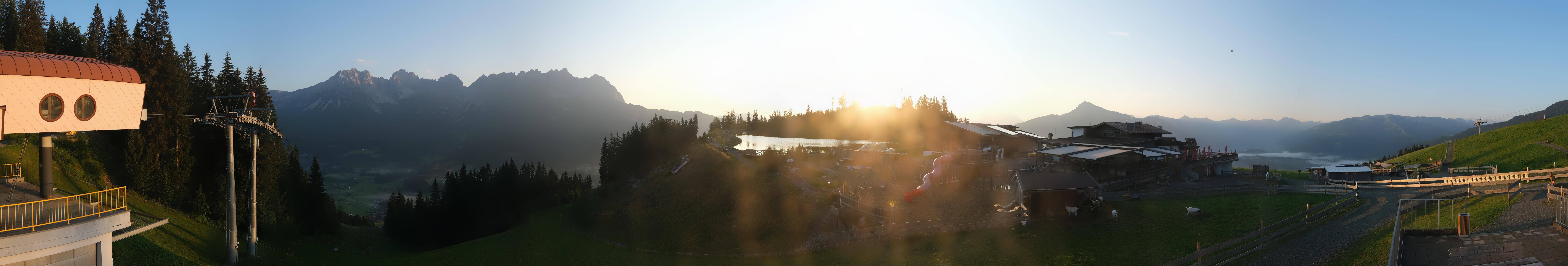 Archived image Webcam View of the Astberg in SkiWelt Wilder Kaiser