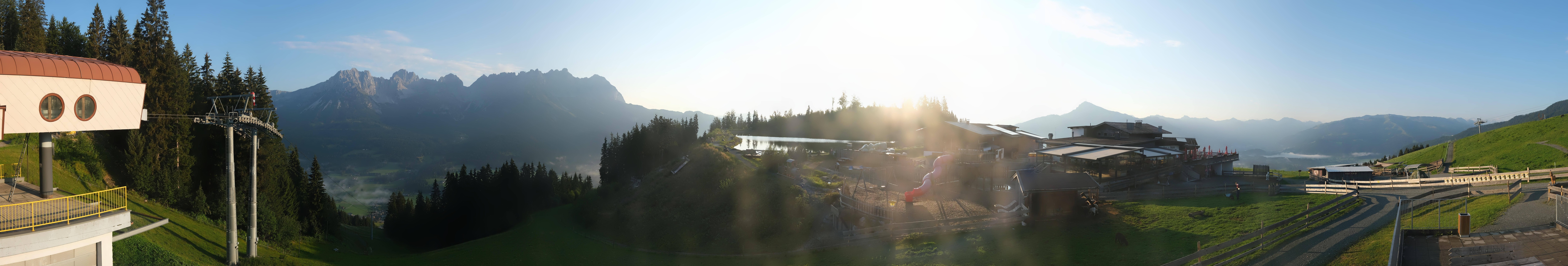 Archiv Foto Webcam Panoramasicht SkiWelt Wilder Kaiser: Astberg