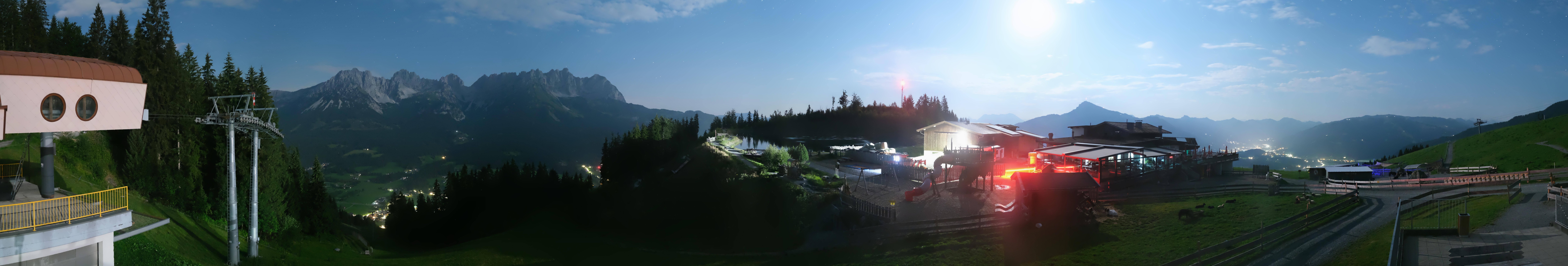 Archiv Foto Webcam Panoramasicht SkiWelt Wilder Kaiser: Astberg