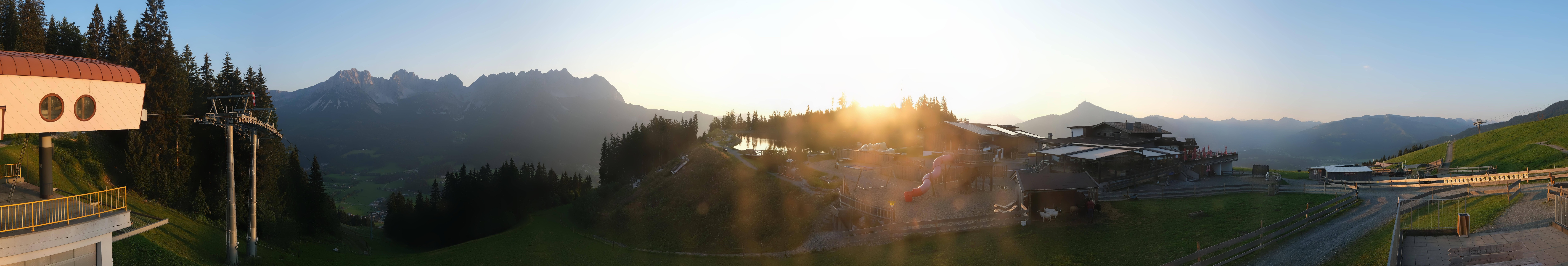 Archiv Foto Webcam Panoramasicht SkiWelt Wilder Kaiser: Astberg