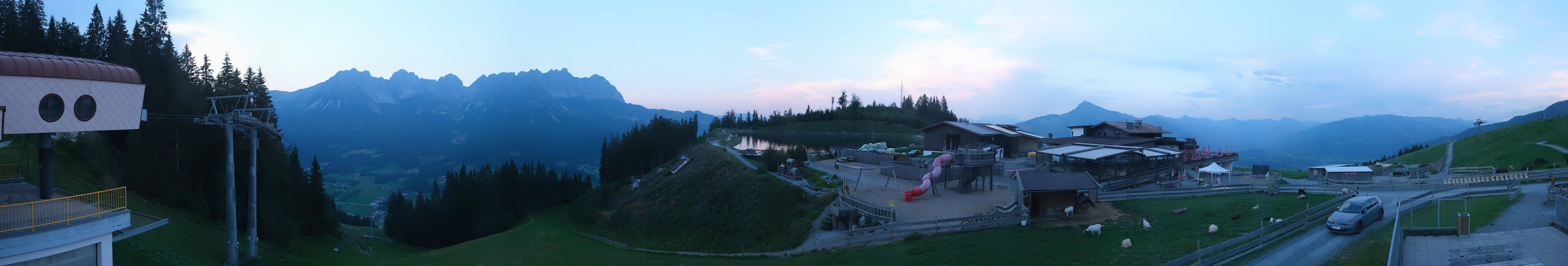 Archiv Foto Webcam Panoramasicht SkiWelt Wilder Kaiser: Astberg