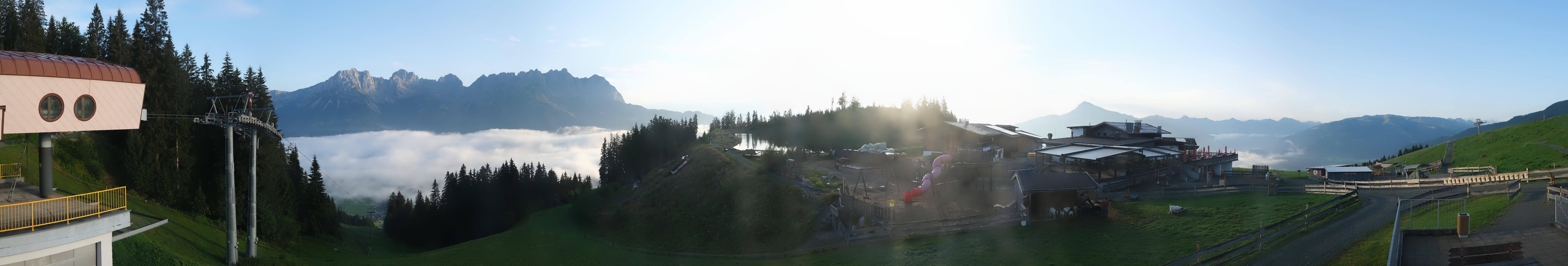 Archived image Webcam View of the Astberg in SkiWelt Wilder Kaiser