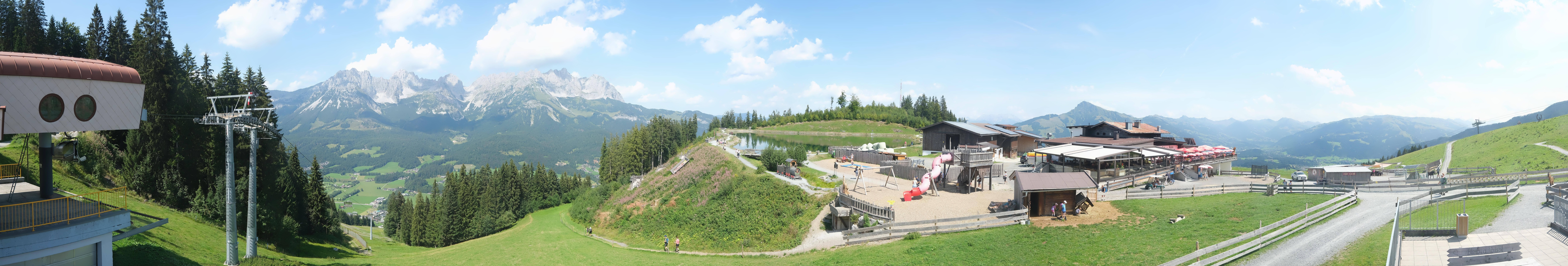Archiv Foto Webcam Panoramasicht SkiWelt Wilder Kaiser: Astberg