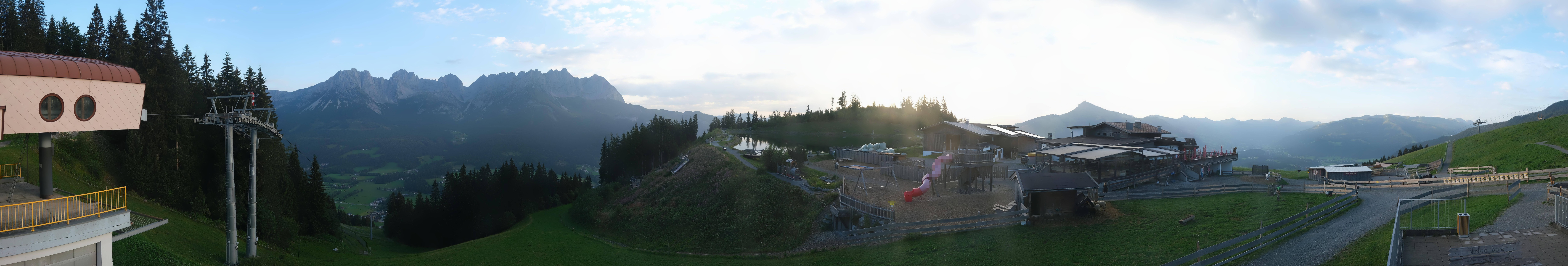 Archiv Foto Webcam Panoramasicht SkiWelt Wilder Kaiser: Astberg