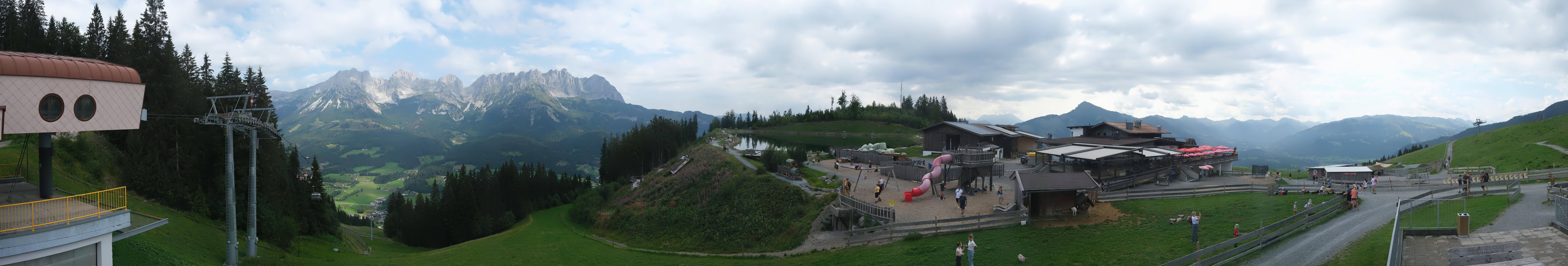 Archiv Foto Webcam Panoramasicht SkiWelt Wilder Kaiser: Astberg