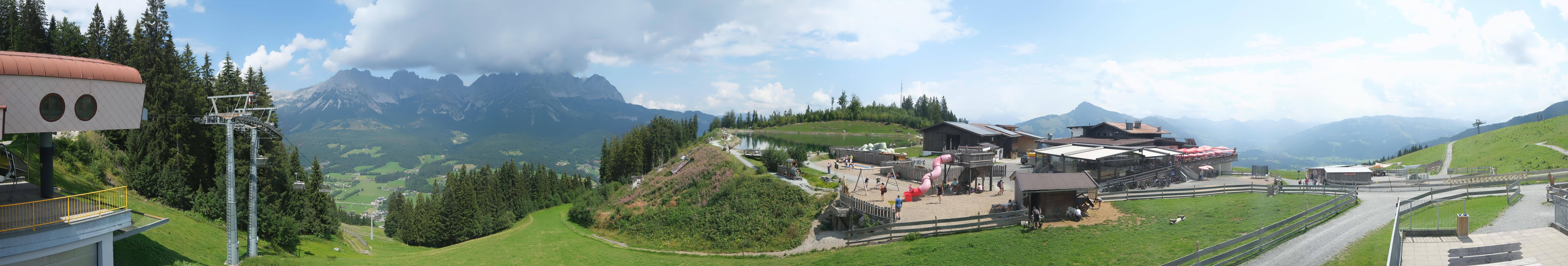 Archiv Foto Webcam Panoramasicht SkiWelt Wilder Kaiser: Astberg
