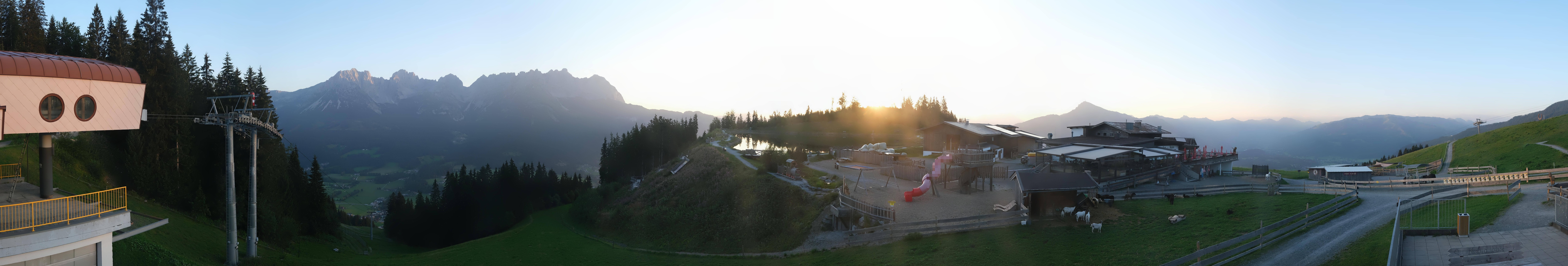 Archiv Foto Webcam Panoramasicht SkiWelt Wilder Kaiser: Astberg