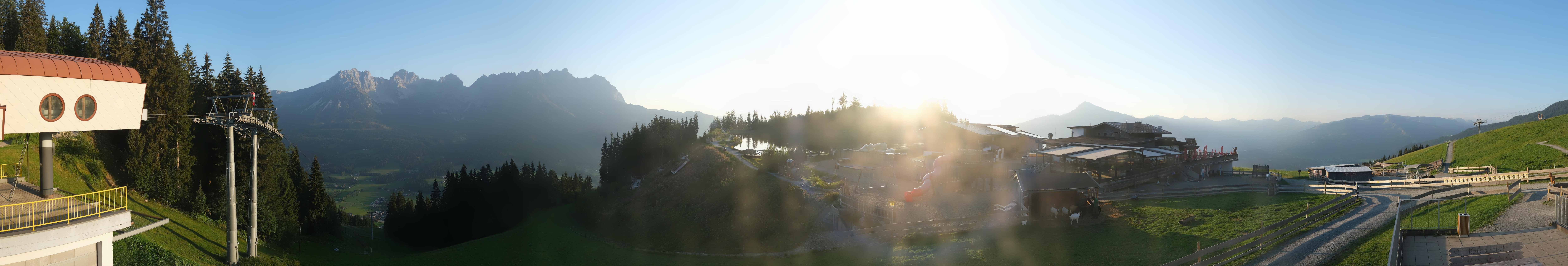Archiv Foto Webcam Panoramasicht SkiWelt Wilder Kaiser: Astberg