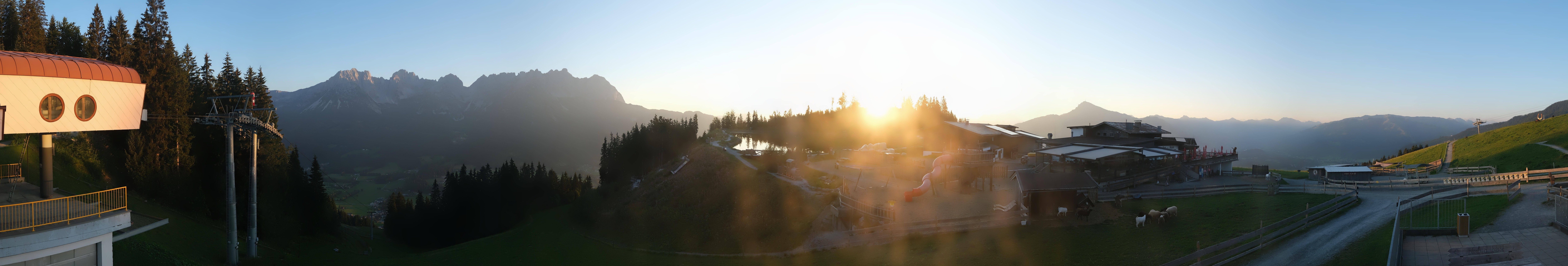 Archiv Foto Webcam Panoramasicht SkiWelt Wilder Kaiser: Astberg