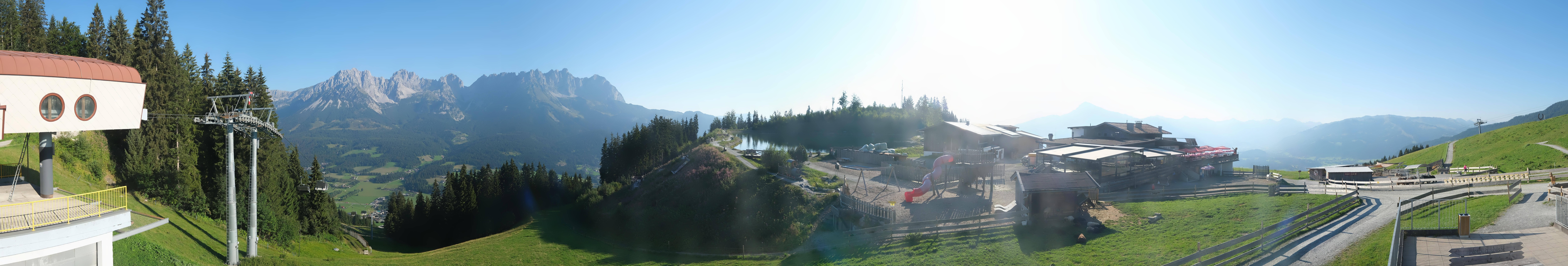 Archiv Foto Webcam Panoramasicht SkiWelt Wilder Kaiser: Astberg
