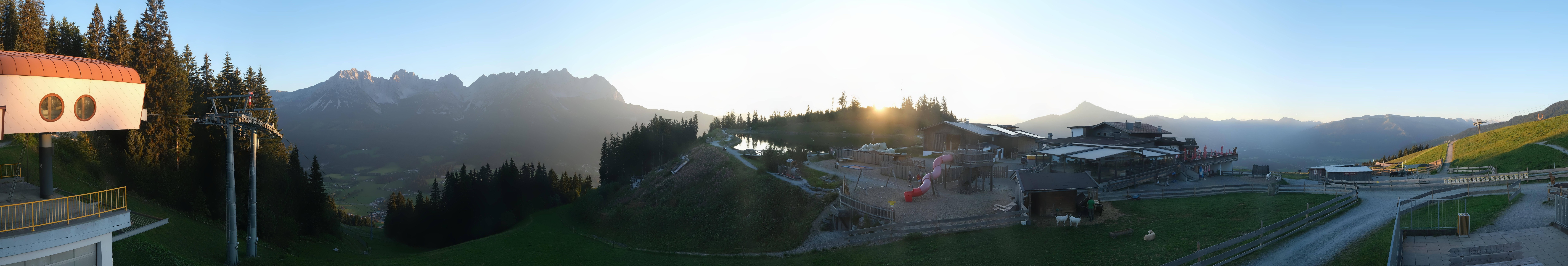 Archiv Foto Webcam Panoramasicht SkiWelt Wilder Kaiser: Astberg