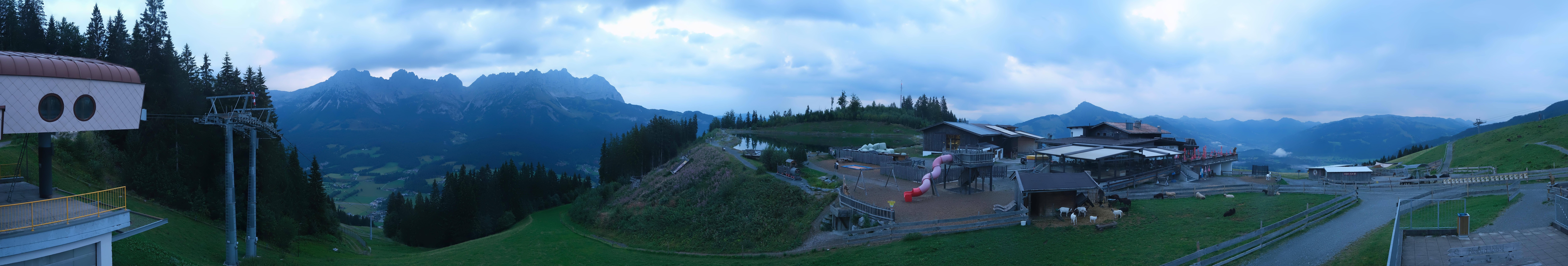 Archiv Foto Webcam Panoramasicht SkiWelt Wilder Kaiser: Astberg