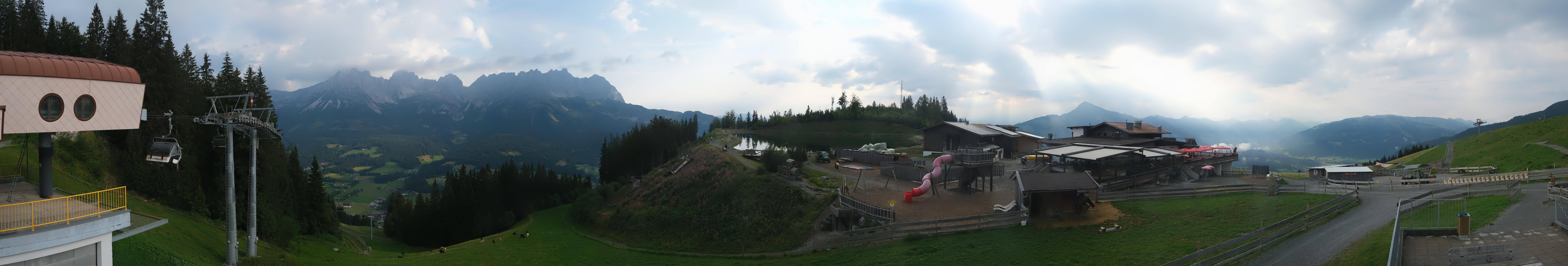 Archiv Foto Webcam Panoramasicht SkiWelt Wilder Kaiser: Astberg