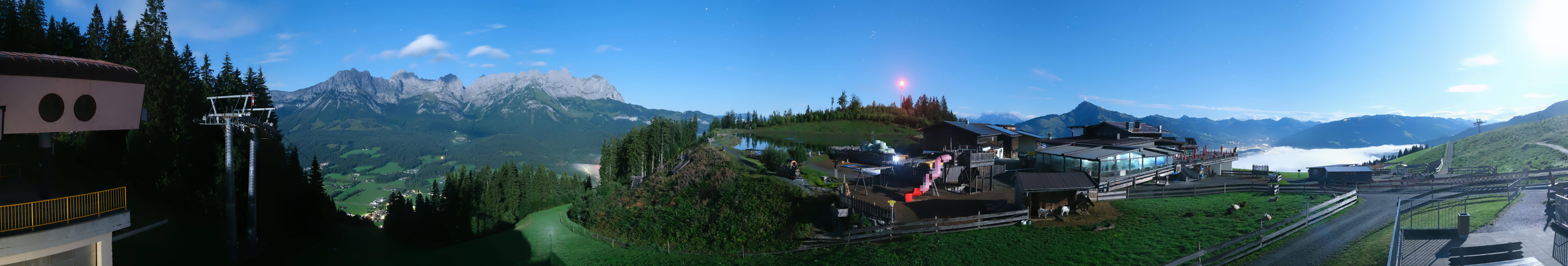 Archiv Foto Webcam Panoramasicht SkiWelt Wilder Kaiser: Astberg