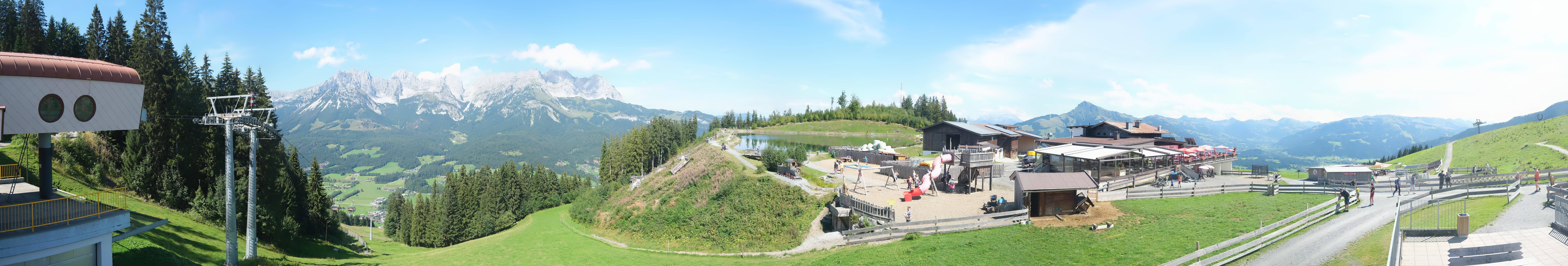 Archiv Foto Webcam Panoramasicht SkiWelt Wilder Kaiser: Astberg