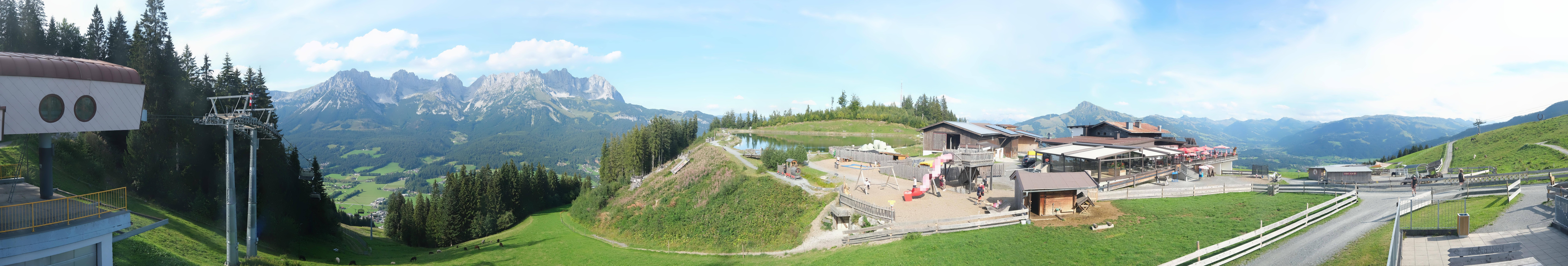 Archiv Foto Webcam Panoramasicht SkiWelt Wilder Kaiser: Astberg