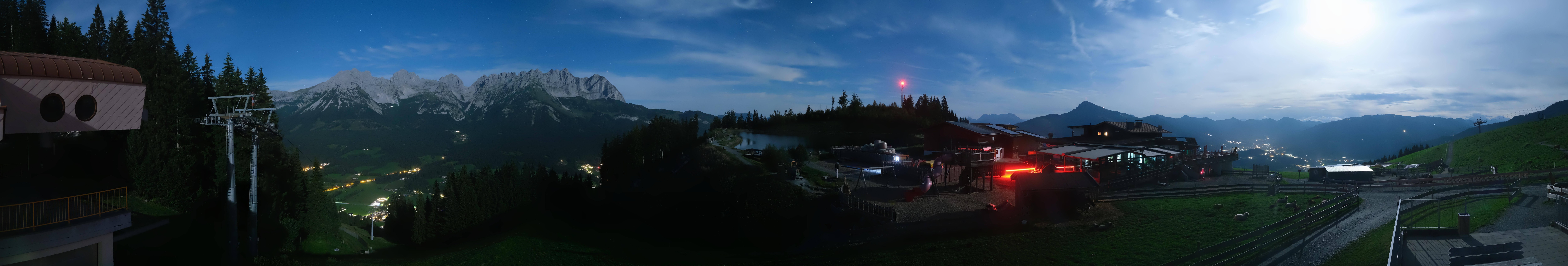 Archived image Webcam View of the Astberg in SkiWelt Wilder Kaiser