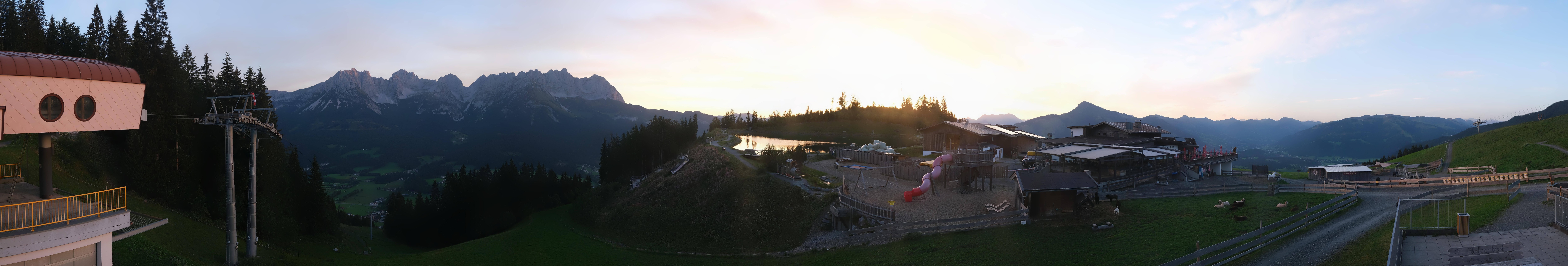 Archived image Webcam View of the Astberg in SkiWelt Wilder Kaiser