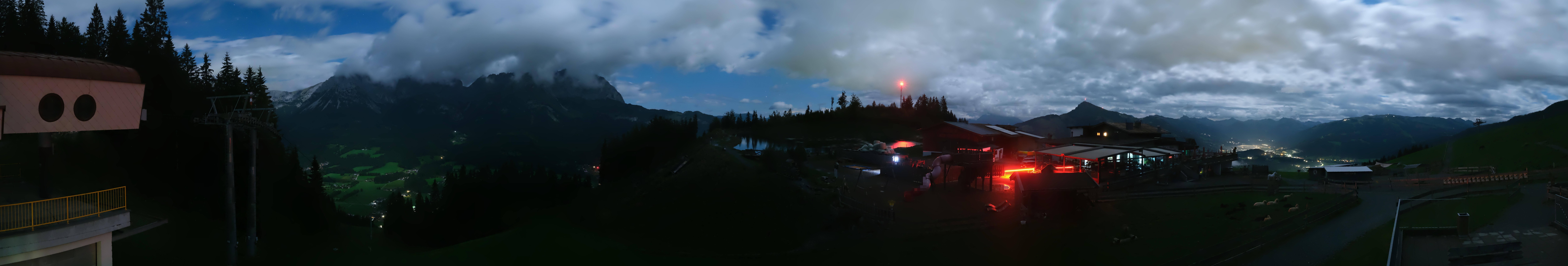 Archiv Foto Webcam Panoramasicht SkiWelt Wilder Kaiser: Astberg