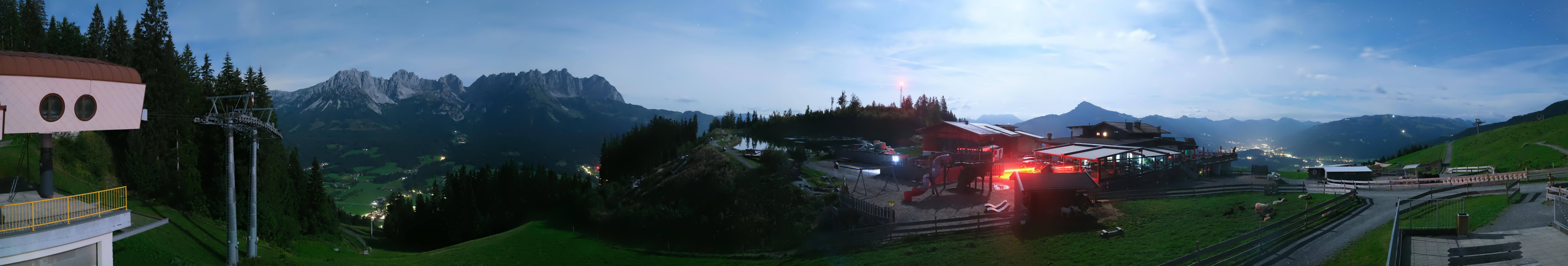 Archiv Foto Webcam Panoramasicht SkiWelt Wilder Kaiser: Astberg