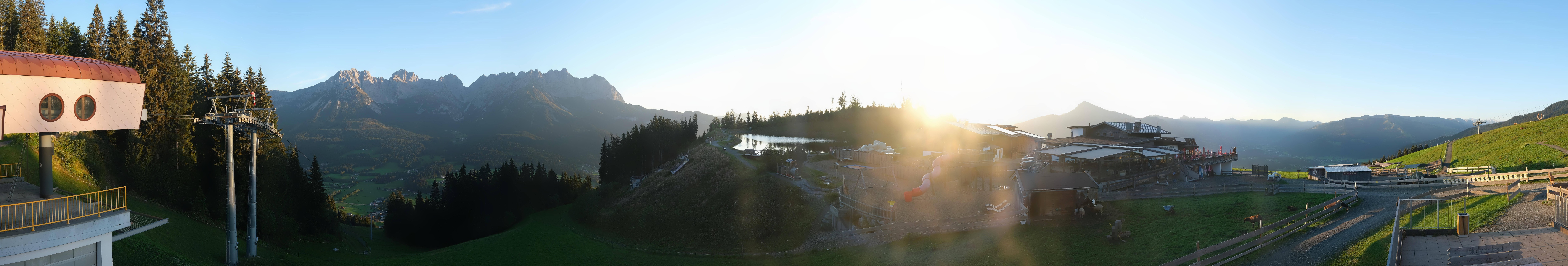 Archiv Foto Webcam Panoramasicht SkiWelt Wilder Kaiser: Astberg