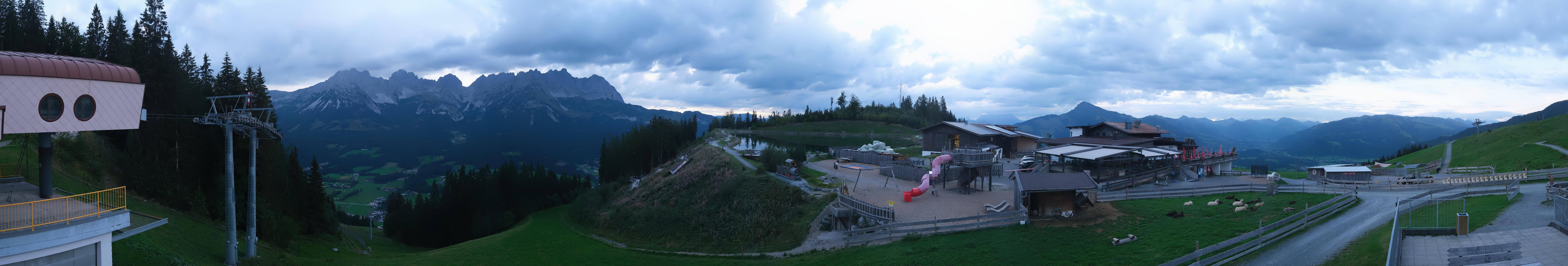 Archiv Foto Webcam Panoramasicht SkiWelt Wilder Kaiser: Astberg