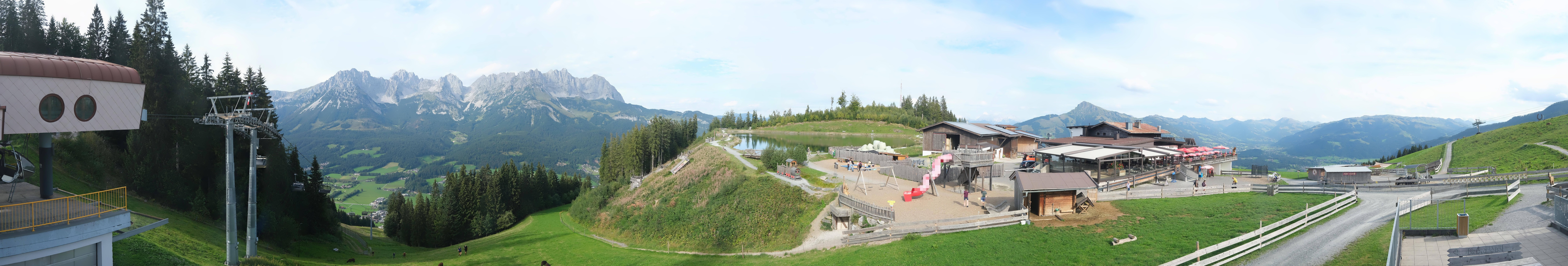 Archiv Foto Webcam Panoramasicht SkiWelt Wilder Kaiser: Astberg