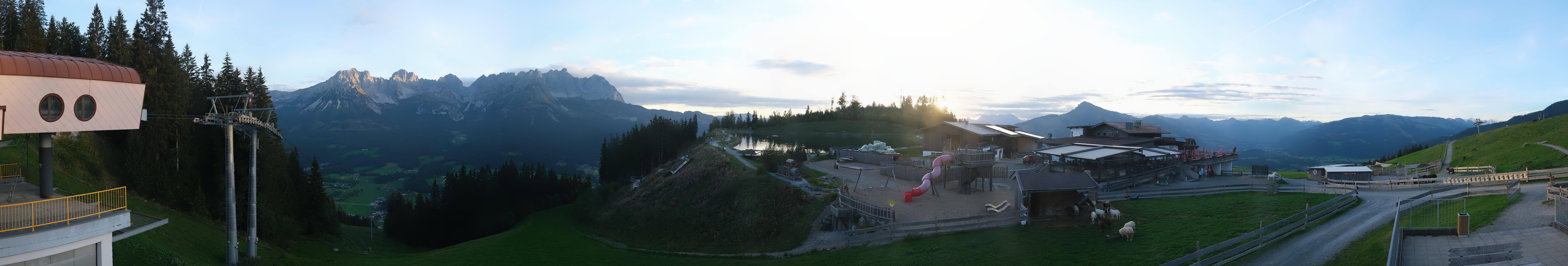 Archived image Webcam View of the Astberg in SkiWelt Wilder Kaiser