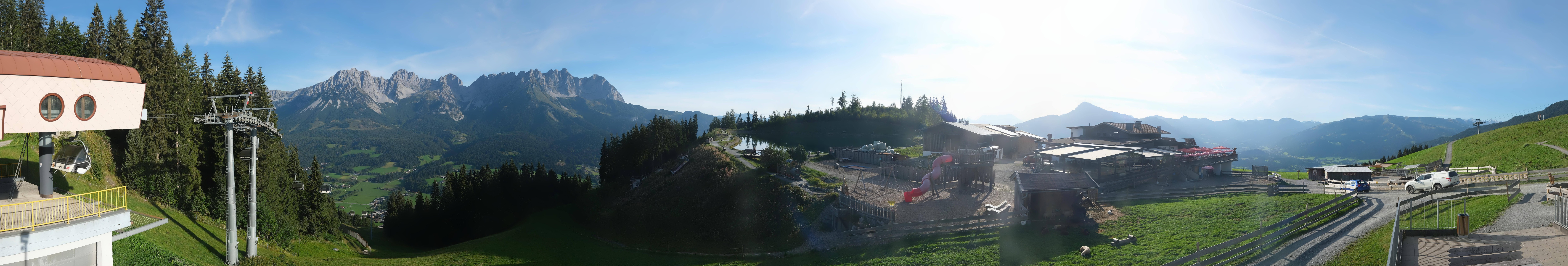 Archived image Webcam View of the Astberg in SkiWelt Wilder Kaiser